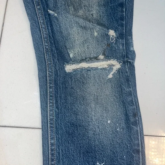 Ksubi Chitch Odyssey Denim Men's Distressed Blue Jeans Size 34